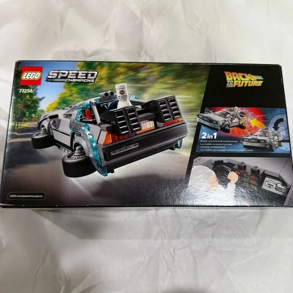 LEGO Speed Champions Time Machine Back to the Future 77256 NEW in Sealed Box - Picture 4 of 7